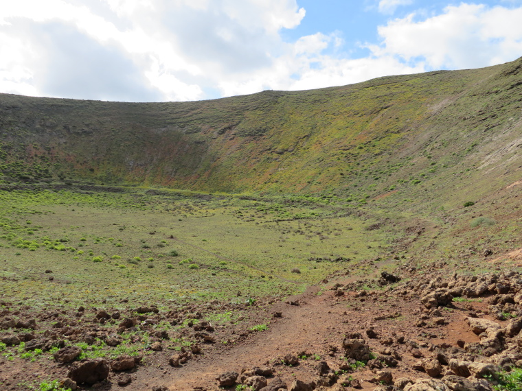 Spain Canary Islands: Lanzarote, Caldera Blanca , , Walkopedia