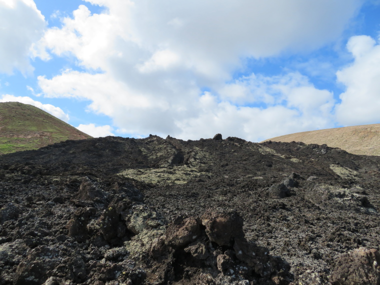 Spain Canary Islands: Lanzarote, Caldera Blanca , Lava cascade, Walkopedia