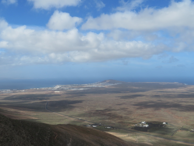 Spain Canary Islands: Lanzarote, Femes area, Looking west, Walkopedia