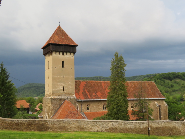 Romania Transylvania, Transylvania, Malancrav, storm approaching, Walkopedia