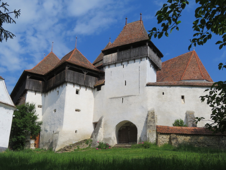 Romania Transylvania, Transylvania, Viscri church, Walkopedia