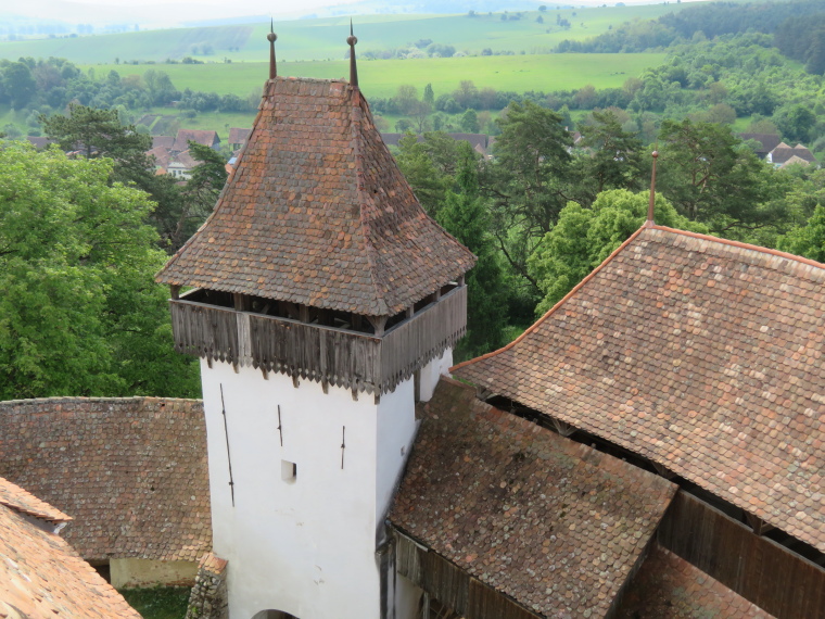 Romania Transylvania, Transylvania, from Viscri church, Walkopedia