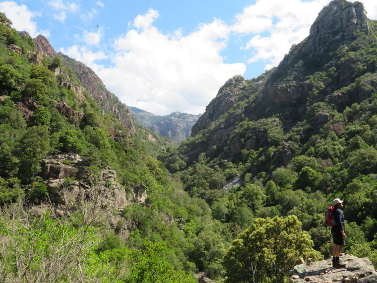 France Corsica: Northern Highlands, Spelunca Gorge, Gorge bottom, Walkopedia