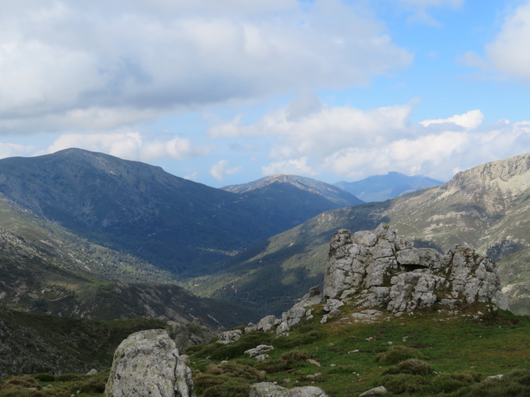 France Corsica: Northern Highlands, Around Col de Vergio , West from Bocca Manuella, on GR20, Walkopedia