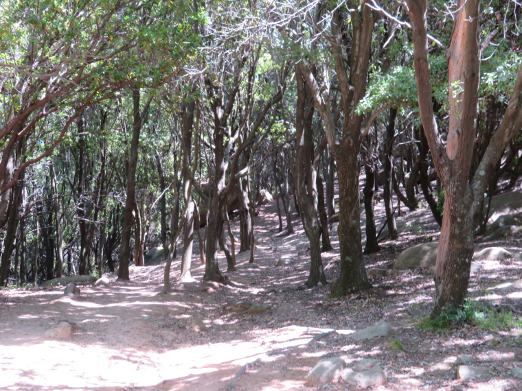 France Corsica: North-west, The Calanche  , Chateau Fort trail, beginning, Walkopedia