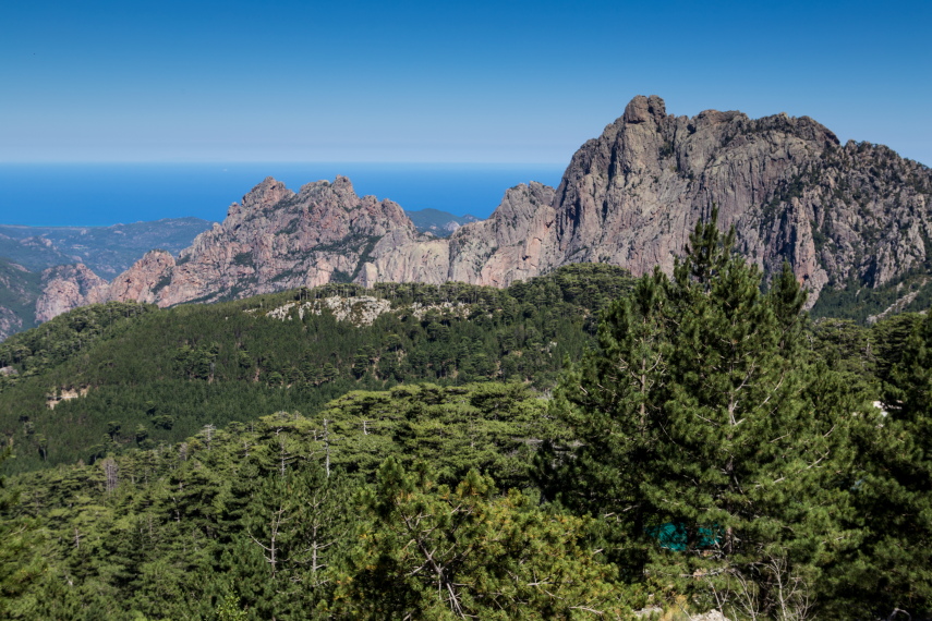 France Corsica: Southern Mountains, Around Col de Bavella, Cucuruzzu, Capula en Col de Bavella , Walkopedia