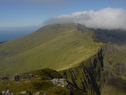 Ireland Kerry/Cork, Ireland's SW Peninsulas, Dingle - Mt Brandon from Brandon Peak  , Walkopedia