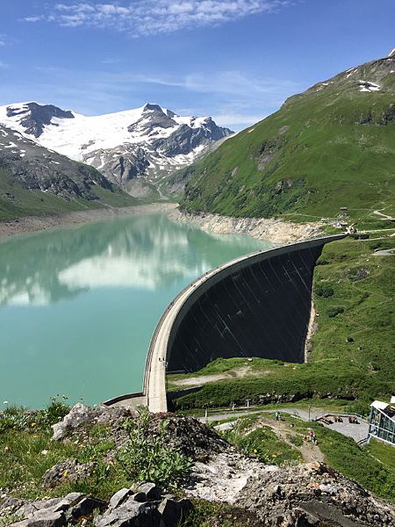 Austria Hohe Tauern, Kaprun Valley, Mooserboden Dam   , Walkopedia