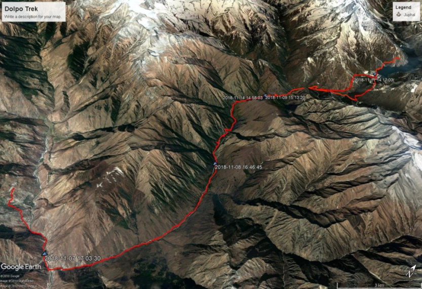 Nepal Dolpo, Dolpo, Map, Walkopedia