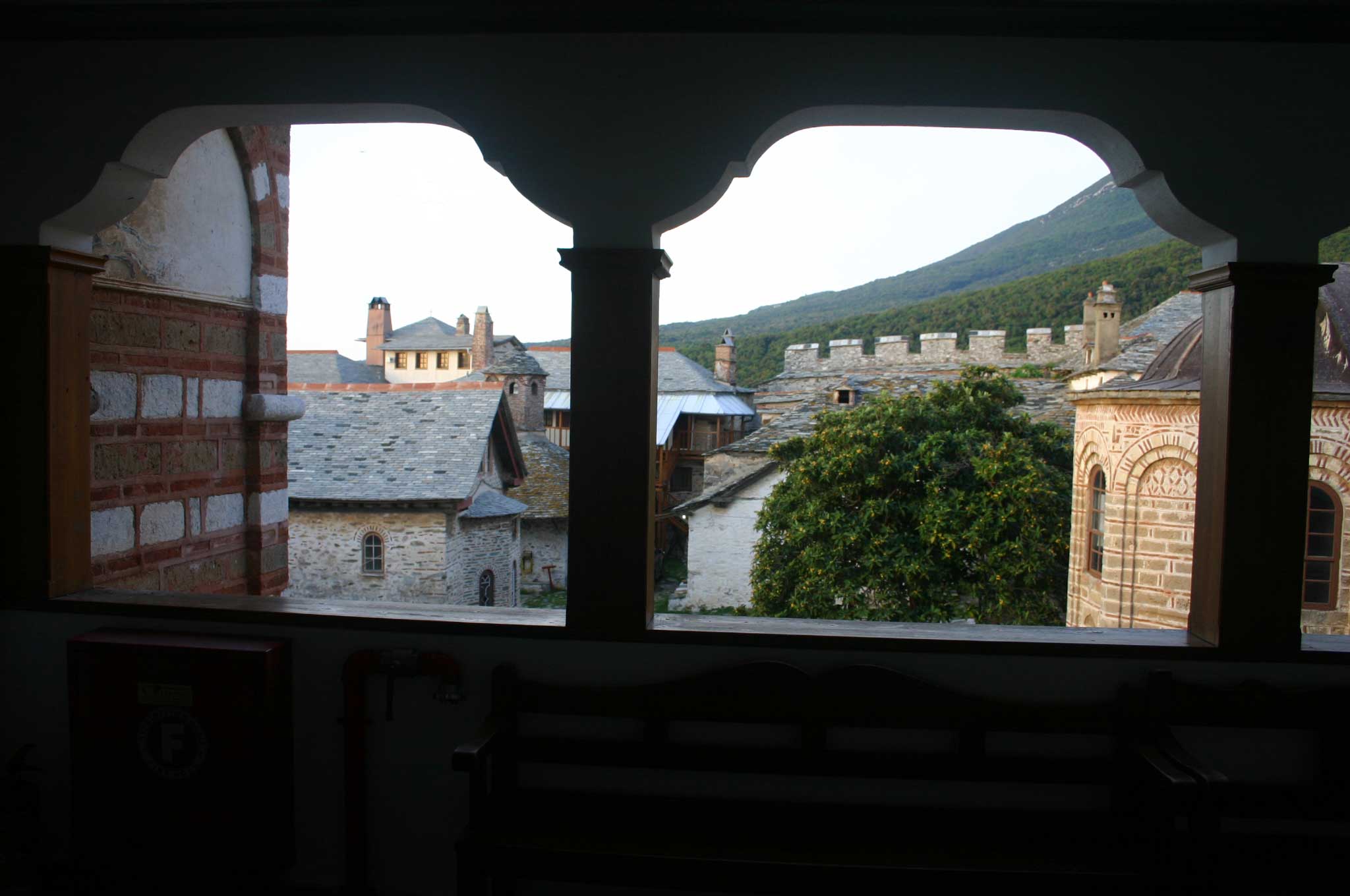 Greece, Mount Athos, Mt Athos - ? From Grand Lavra guesthouse, Walkopedia