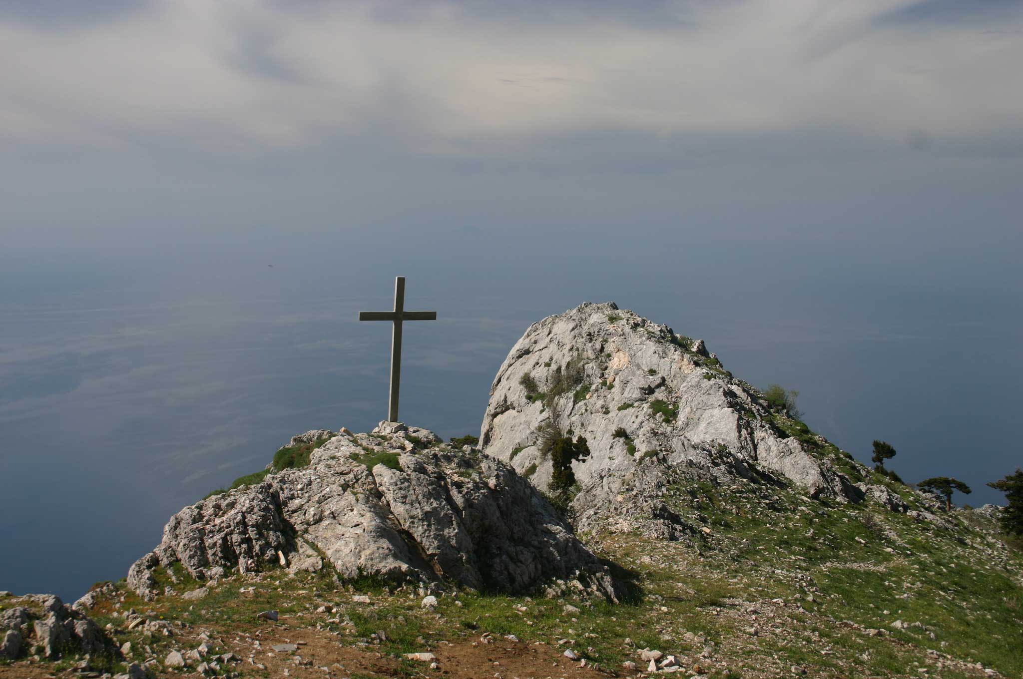 Greece, Mount Athos, Mt Athos - ? From Panaghias, Walkopedia