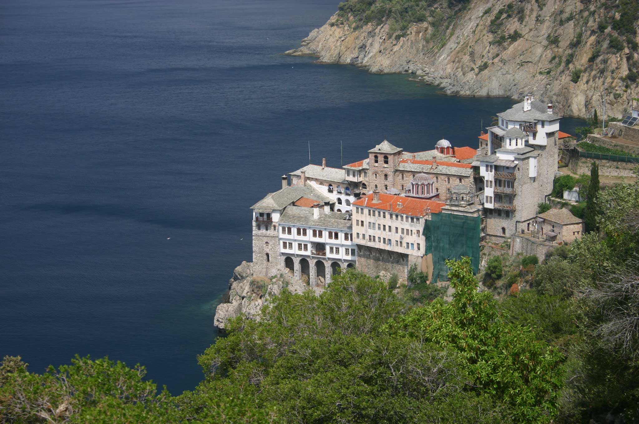 Mt Athos - Grigoriou - © William Mackesy Mount Athos: Mt Athos - Grigoriou - © William Mackesy