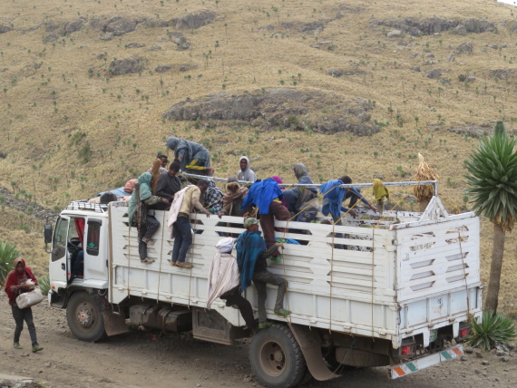 Ethiopia Simien Mts, Mt Buahit, Bus stop...., Walkopedia