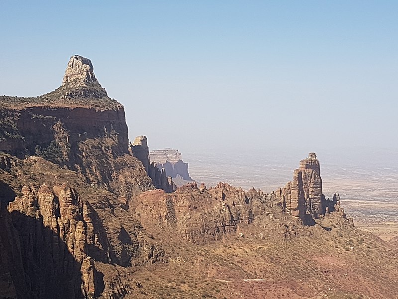 Ethiopia North Tigray, Tigray Rock Churches, View_from_the_path_to_Maryam_Korkor , Walkopedia