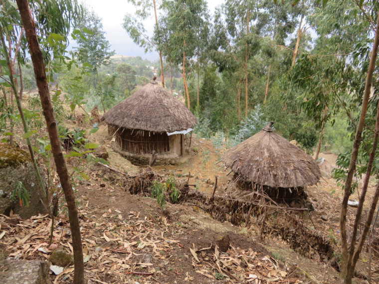 Ethiopia Lalileba Area, Ashetan Maryam, Village edge at roadhead, Walkopedia