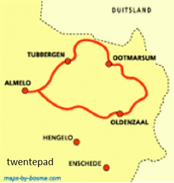 Netherlands East, Twentepad, Twente Kaartje, Walkopedia