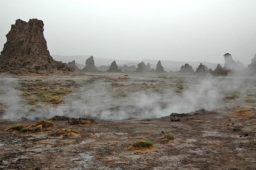 Djibouti, Lac Abbe, , Walkopedia