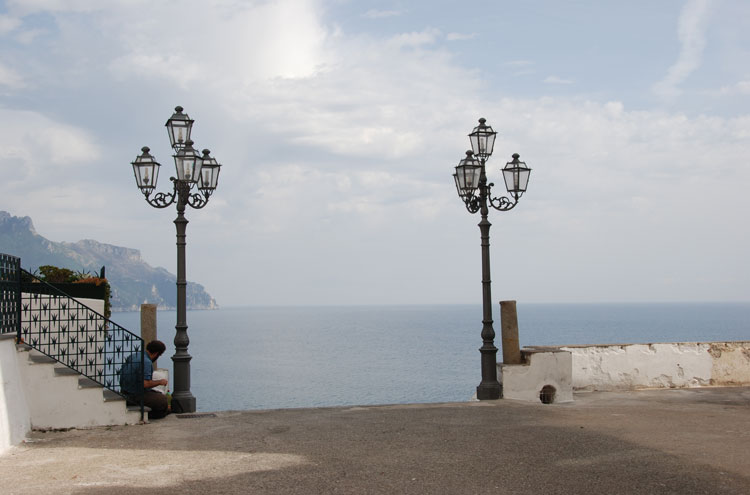 Italy Amalfi Coast, Around Ravello, Atrani Belvedere, Walkopedia