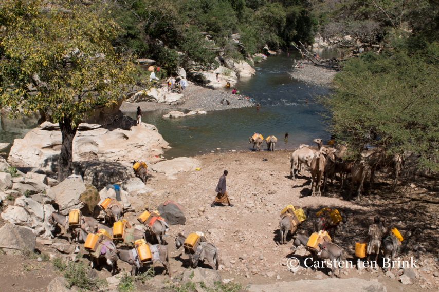 Ethiopia South, Sof Omar Caves, The stream by Sof Omar Caves, Walkopedia