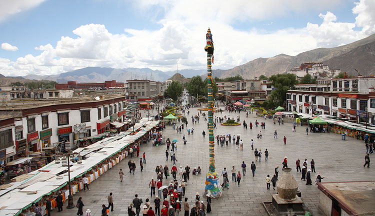 China Tibet, Barkhor Kora, Lhasa, Barkhor, Walkopedia