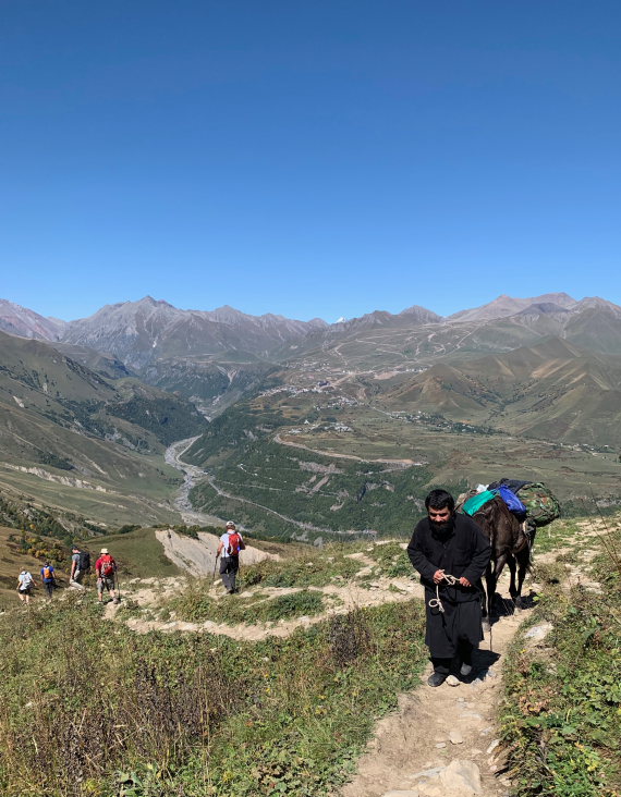 Georgia Gt Caucasus Around Gudauri, To Lomisa Chapel , , Walkopedia