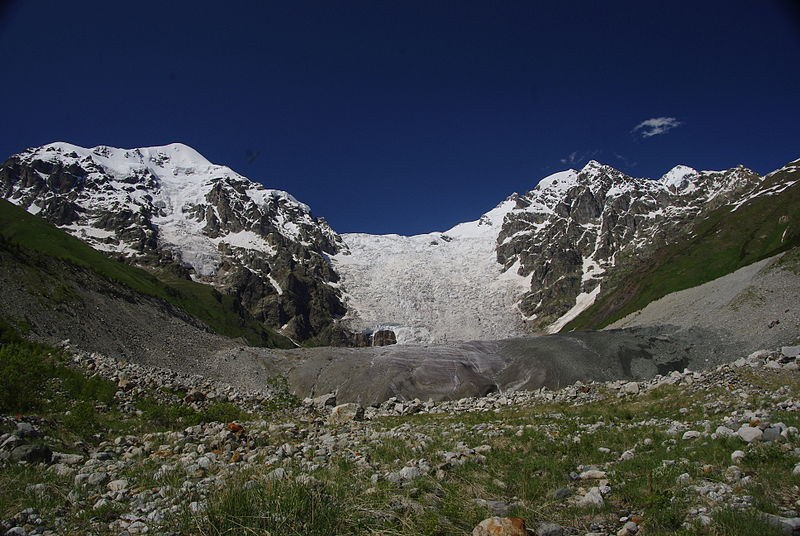 Georgia Gt Caucasus Svaneti, Mestia to Ushguli, Adishi Glacier, Walkopedia