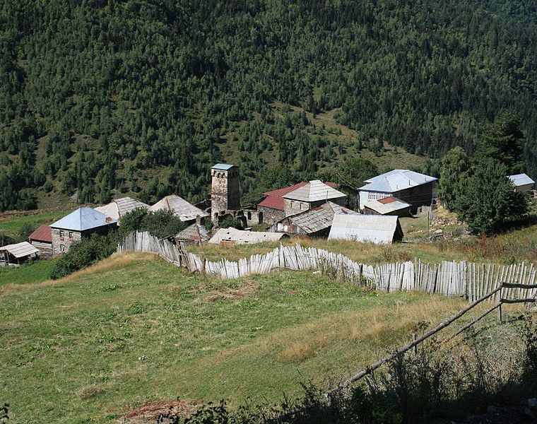 Georgia Gt Caucasus Svaneti, Mestia to Ushguli, Iprali, Walkopedia