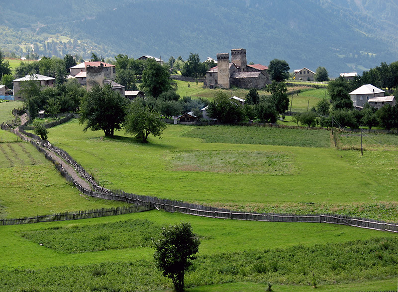 Georgia Gt Caucasus Svaneti, Mestia to Ushguli, Zhabeshi , Walkopedia