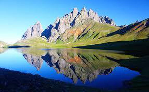 Georgia Gt Caucasus Svaneti, To Tobavarchkhili Lake, Tobavarchkhili Lake , Walkopedia