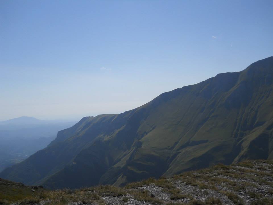 Italy Sibillini, Monte Priora, Monte Priora east ridge seen from the Forcella Angagnola., Walkopedia