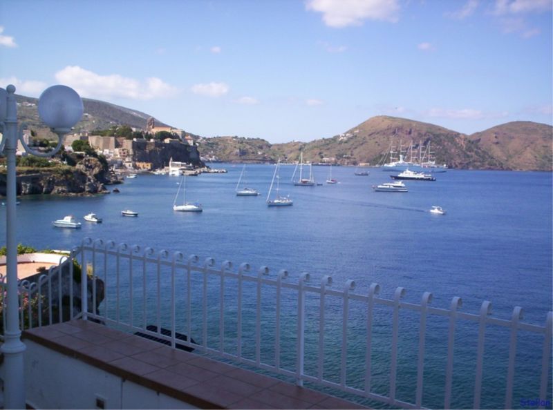 Italy Aeolian Islands, Aeolian Islands, View of the Bay of Lipari with the Castello, Walkopedia