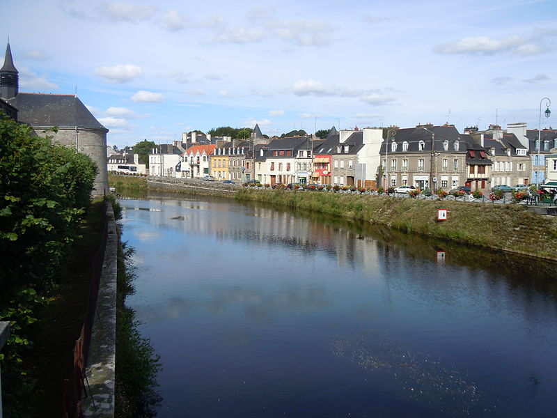 France Brittany, Brest-Nantes Canal, Blavet canalie Pontivy, Walkopedia