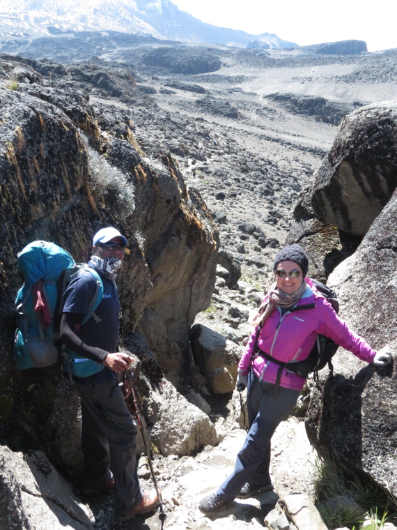 Tanzania Mount Kilimanjaro, Lava Tower, Lava Tower in distance, Walkopedia