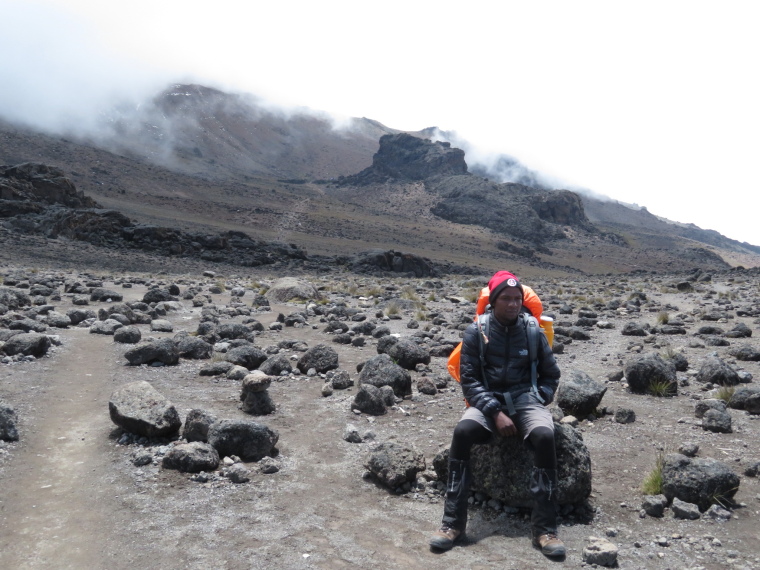 Tanzania Mount Kilimanjaro, Lava Tower, Lava Tower in distance, Walkopedia