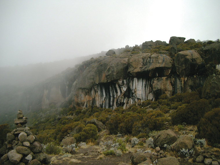 Tanzania Mount Kilimanjaro, Marangu Route , Zebra Rock , Walkopedia