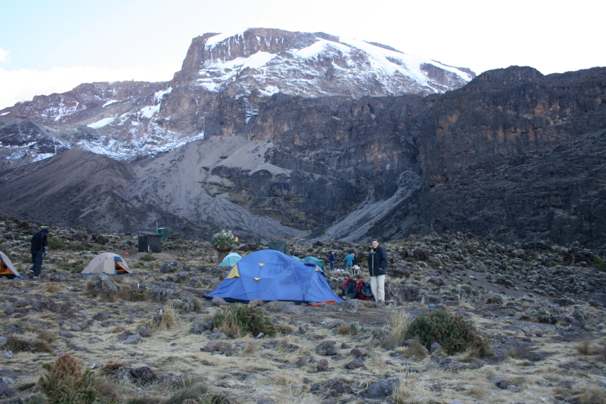 Tanzania Mount Kilimanjaro, Machame Route, Camp on the Machame route, Walkopedia