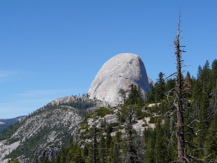 USA California Yosemite, Panorama Trail, Half Dome from Panorama Trail, Walkopedia