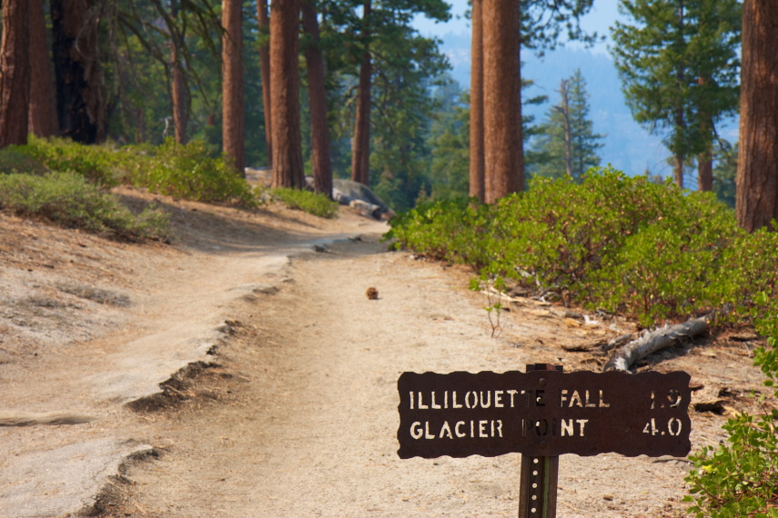 USA California Yosemite, Panorama Trail, Halfway along Panorama Trail, Walkopedia