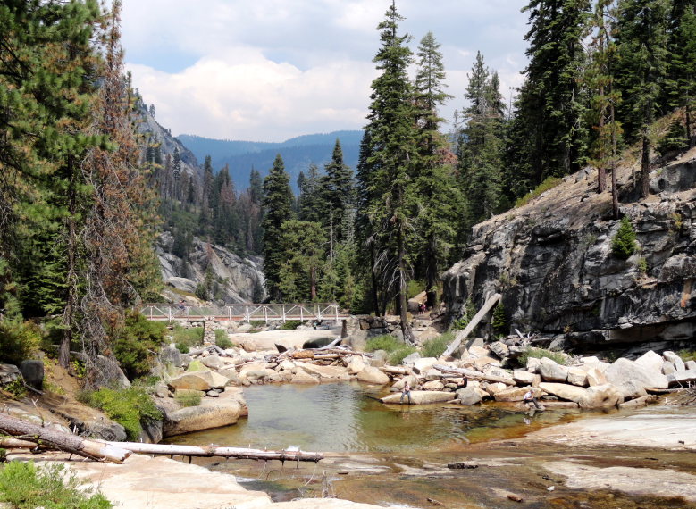 USA California Yosemite, Panorama Trail, Illilouette Creek, Panorama Trail, Walkopedia