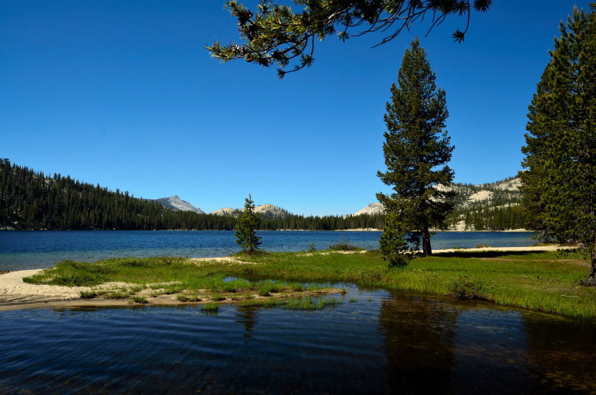 USA California Yosemite, Sunrise Lakes and Clouds Rest , Tenaya Lake, Walkopedia
