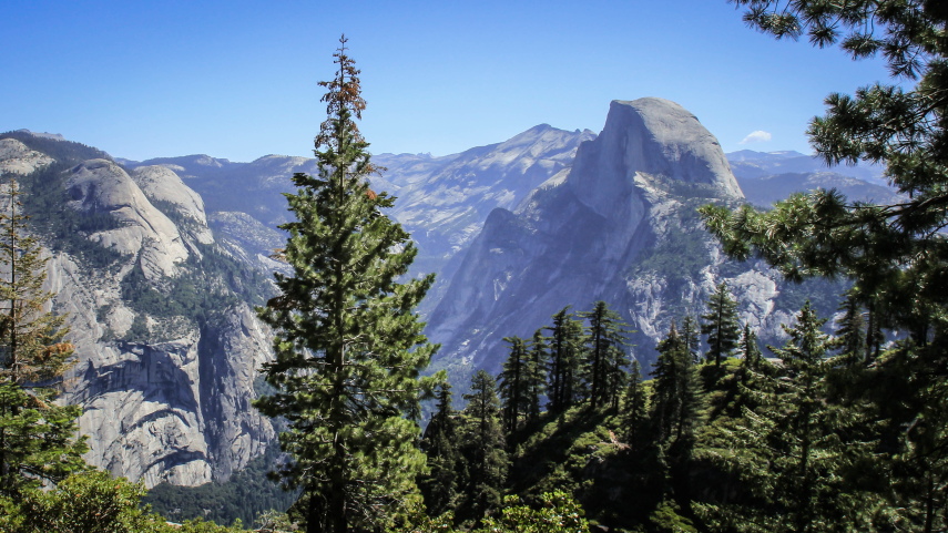 USA California Yosemite, Off Glacier Point Road , From 4 Mile Trail, Walkopedia