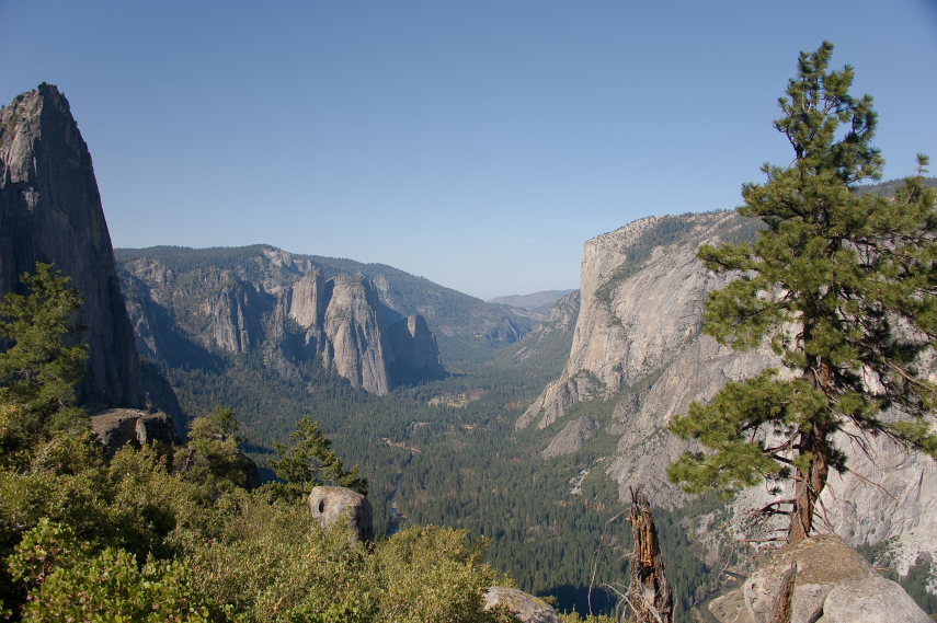 USA California Yosemite, Off Glacier Point Road , From 4 Mile Trail, Walkopedia