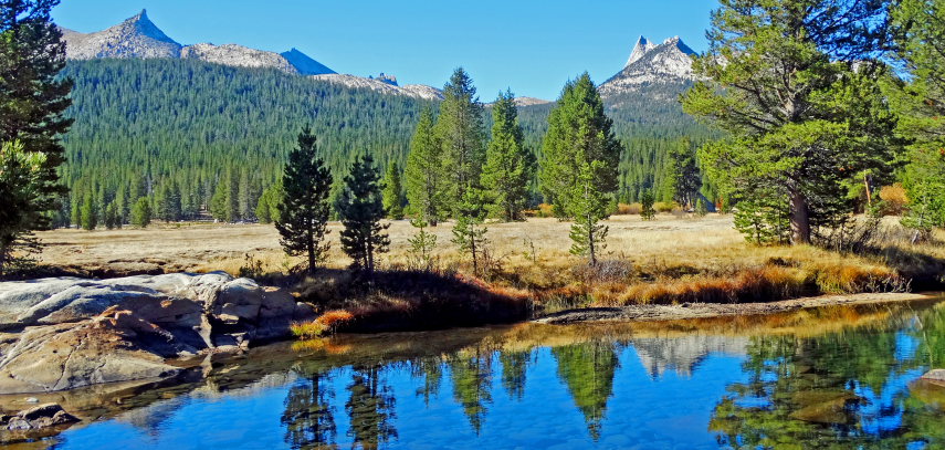 USA California Yosemite, Off Tioga Road, Tuolumne Meadows, Walkopedia