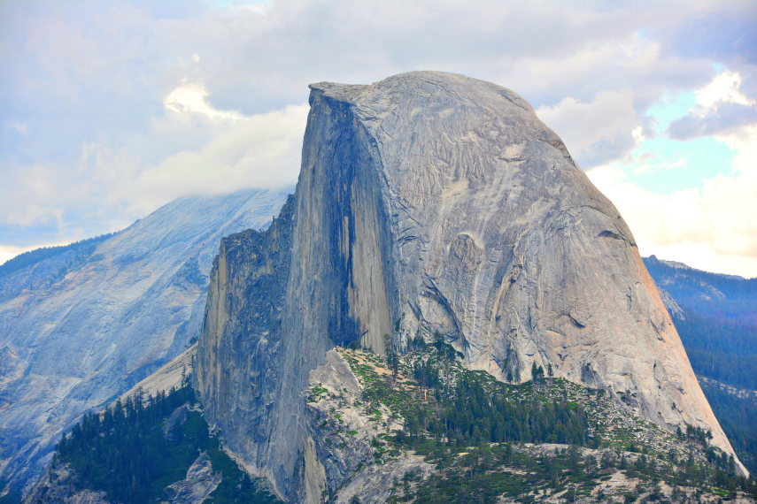 USA California Yosemite, Grand Traverse , Half Dome, Walkopedia