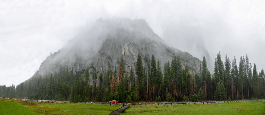 USA California Yosemite, Sentinel Dome and Taft Point, Sentinel Dome, Walkopedia