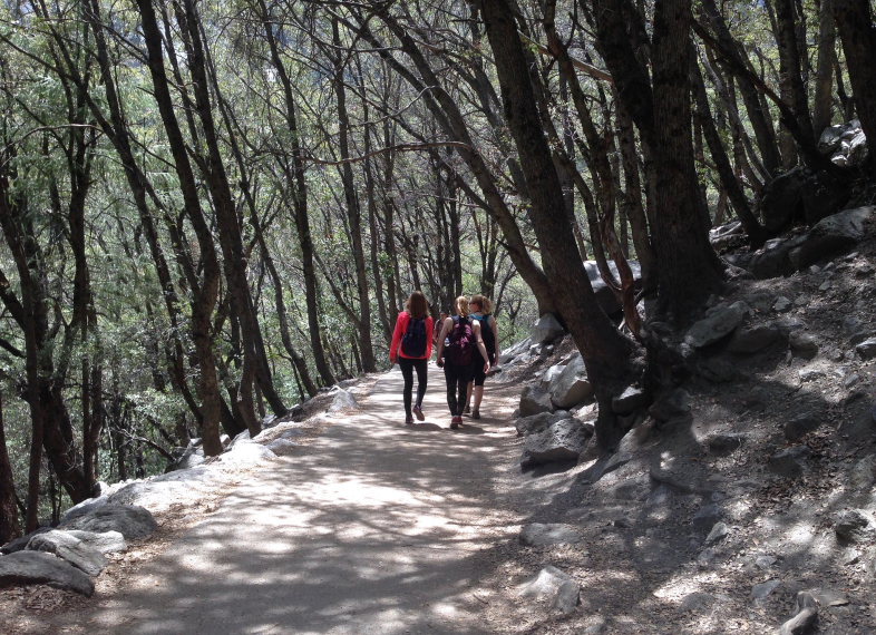 USA California Yosemite, Mist Trail, Mist trail, Walkopedia