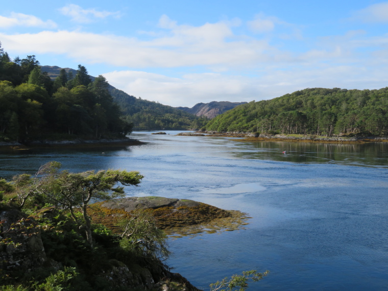 United Kingdom Scotland NW Highlands Ardnamurchan,  Silver Walk, Across Loch Moidart, Walkopedia