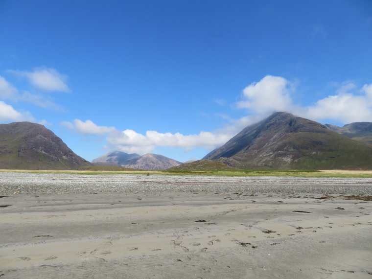 United Kingdom Scotland Isles Skye, Camasunary and the Elgol Peninsula, Camasunary beach, looking inland, Walkopedia