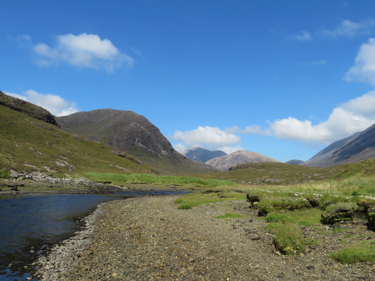 United Kingdom Scotland Isles Skye, Camasunary and the Elgol Peninsula, River above Camasunary beach, Walkopedia