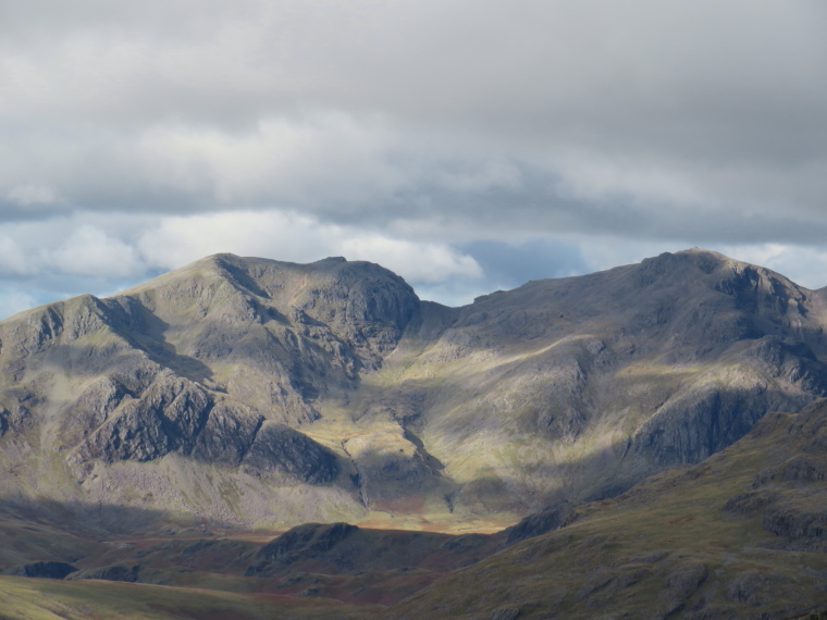 United Kingdom England Lake District, The Lake District, Scafell group from Swirl how, Walkopedia